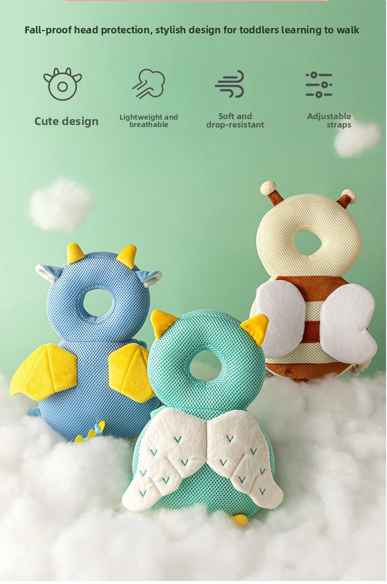 Toddler Head & Back Cushion – Plush & Mesh Designs — QIUOLA | qiuola.com