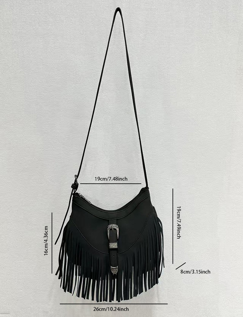 Single shoulder crossbody bag, hip bag with an inclined strap