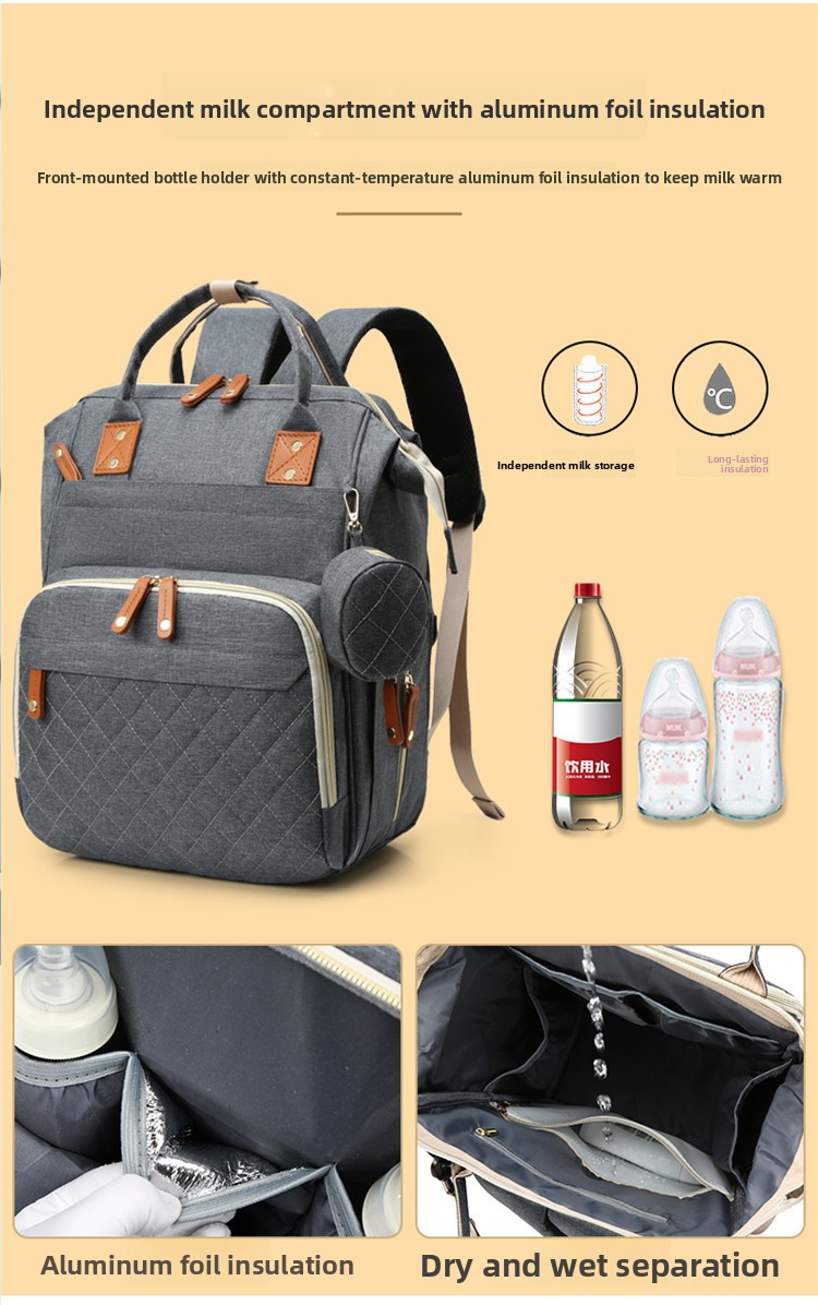 Large Capacity Backpack Multi-function Mother and Baby Bag Mummy Bag