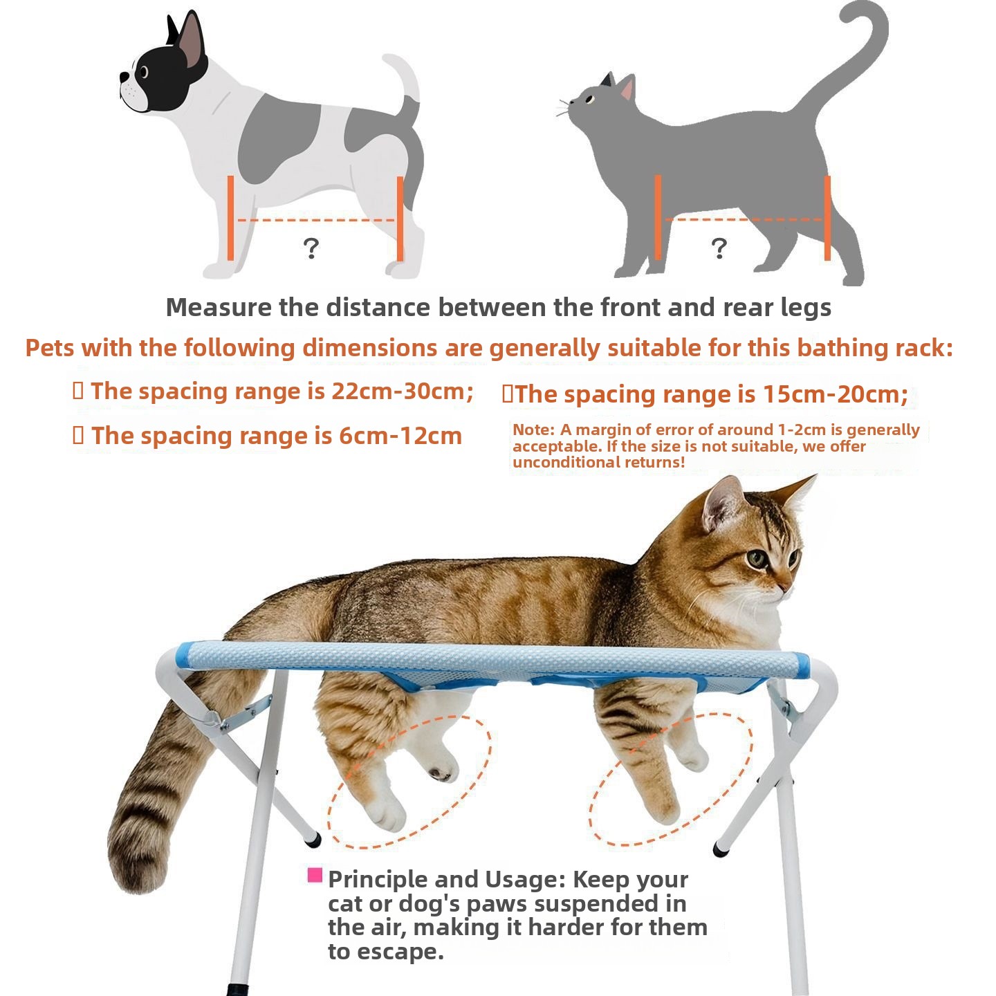 Detachable Pet Grooming Restraint Frame