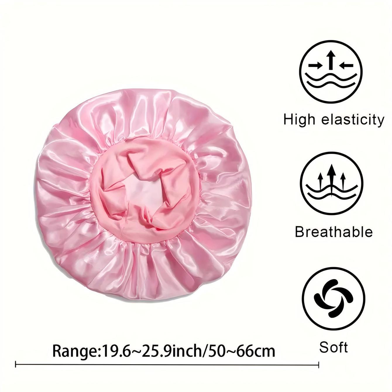 Lace-lined wide-brimmed elasticated hat