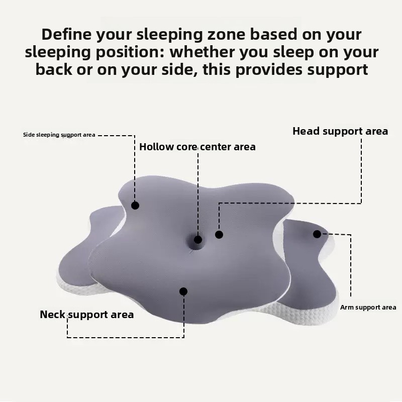 butterfly-shaped memory foam pillow