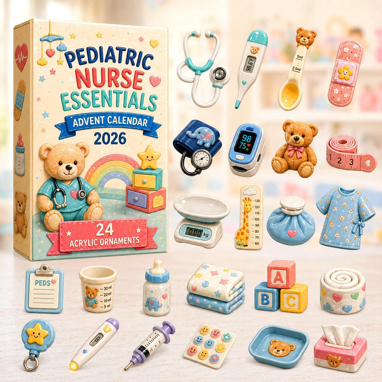 Career Series Acrylic Advent Calendar Blind Box Christmas Countdown Decoration DIY Early Education Toy
