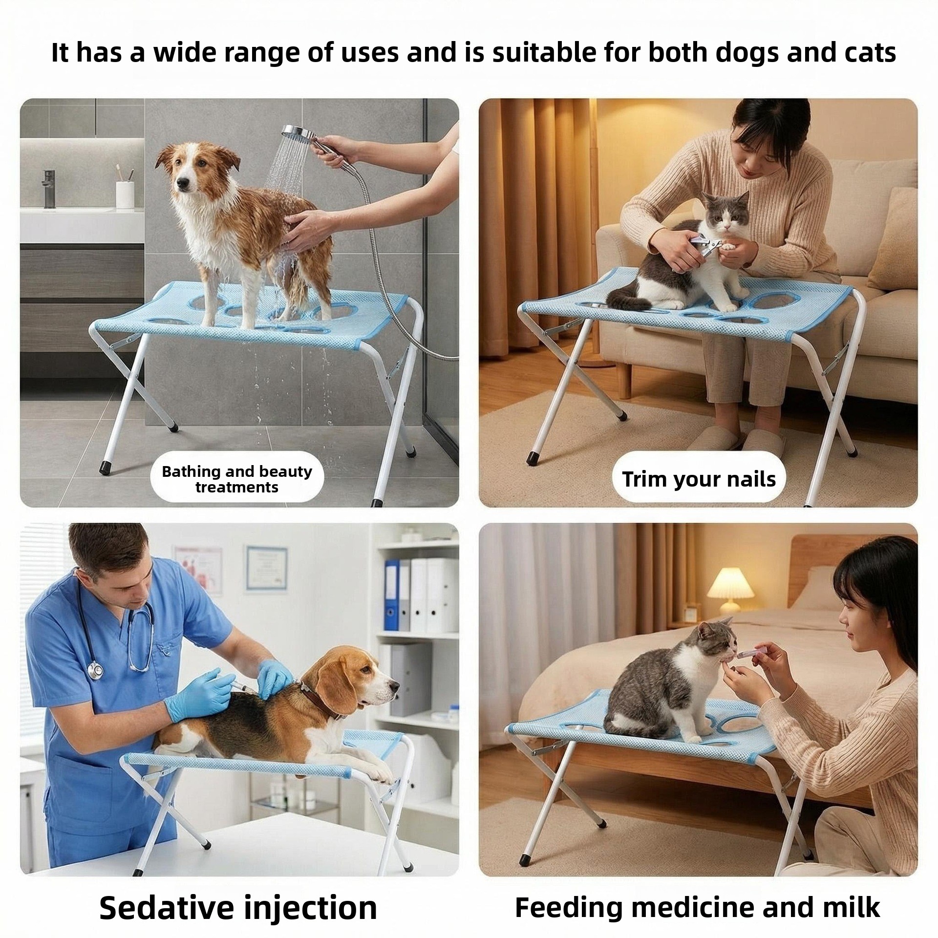Detachable Pet Grooming Restraint Frame