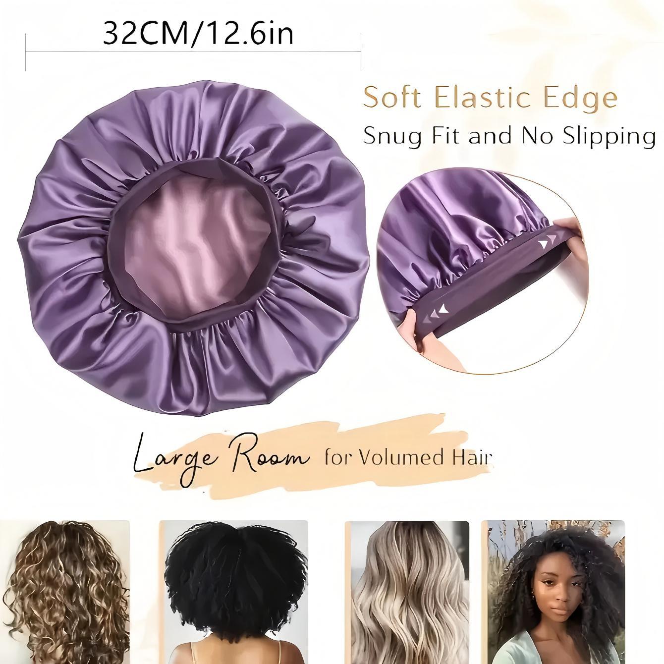 Lace-lined wide-brimmed elasticated hat