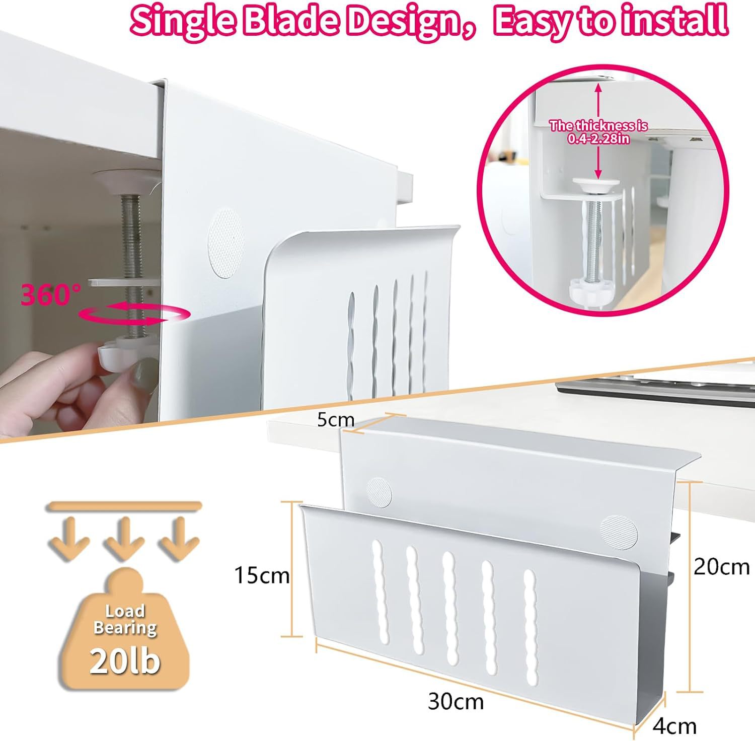 Multifunctional vertical notebook stand