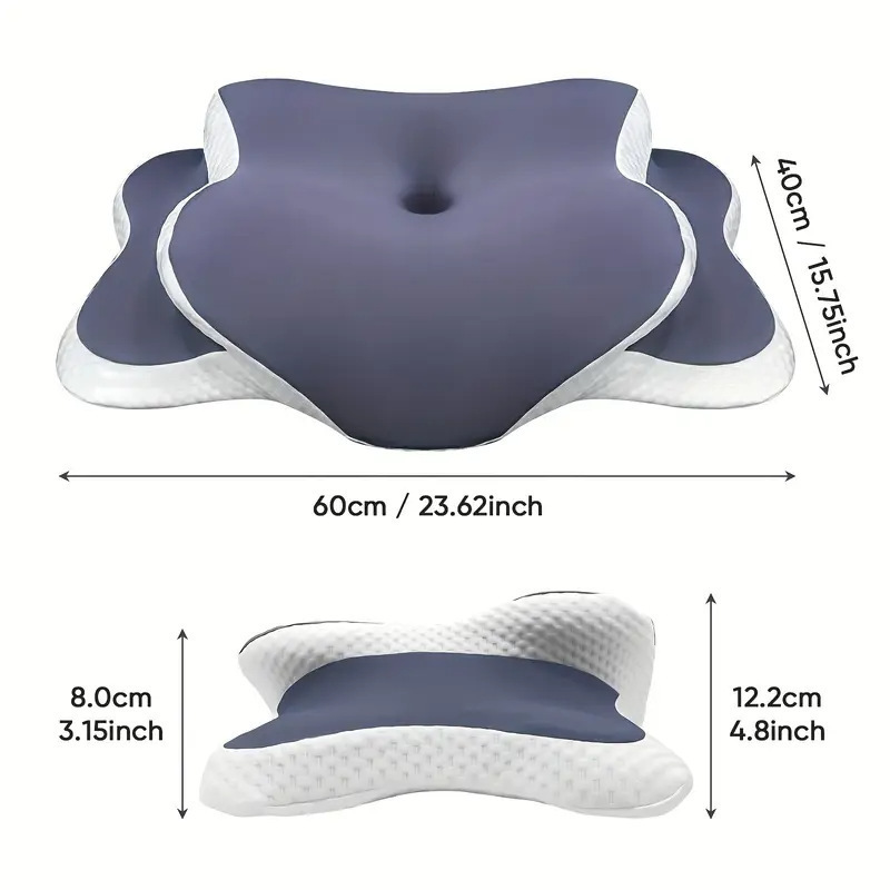 butterfly-shaped memory foam pillow