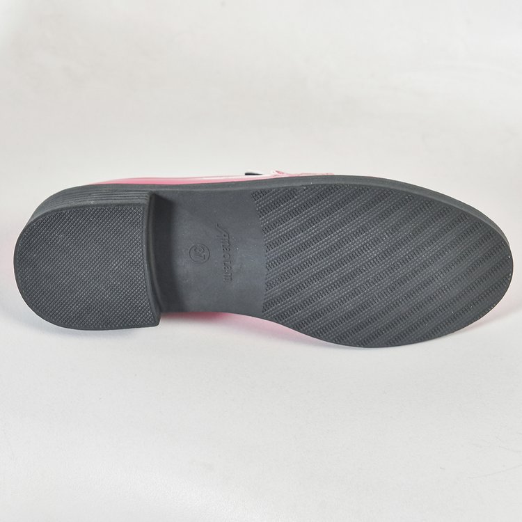 Women's solid-color pointed-toe flat shoes