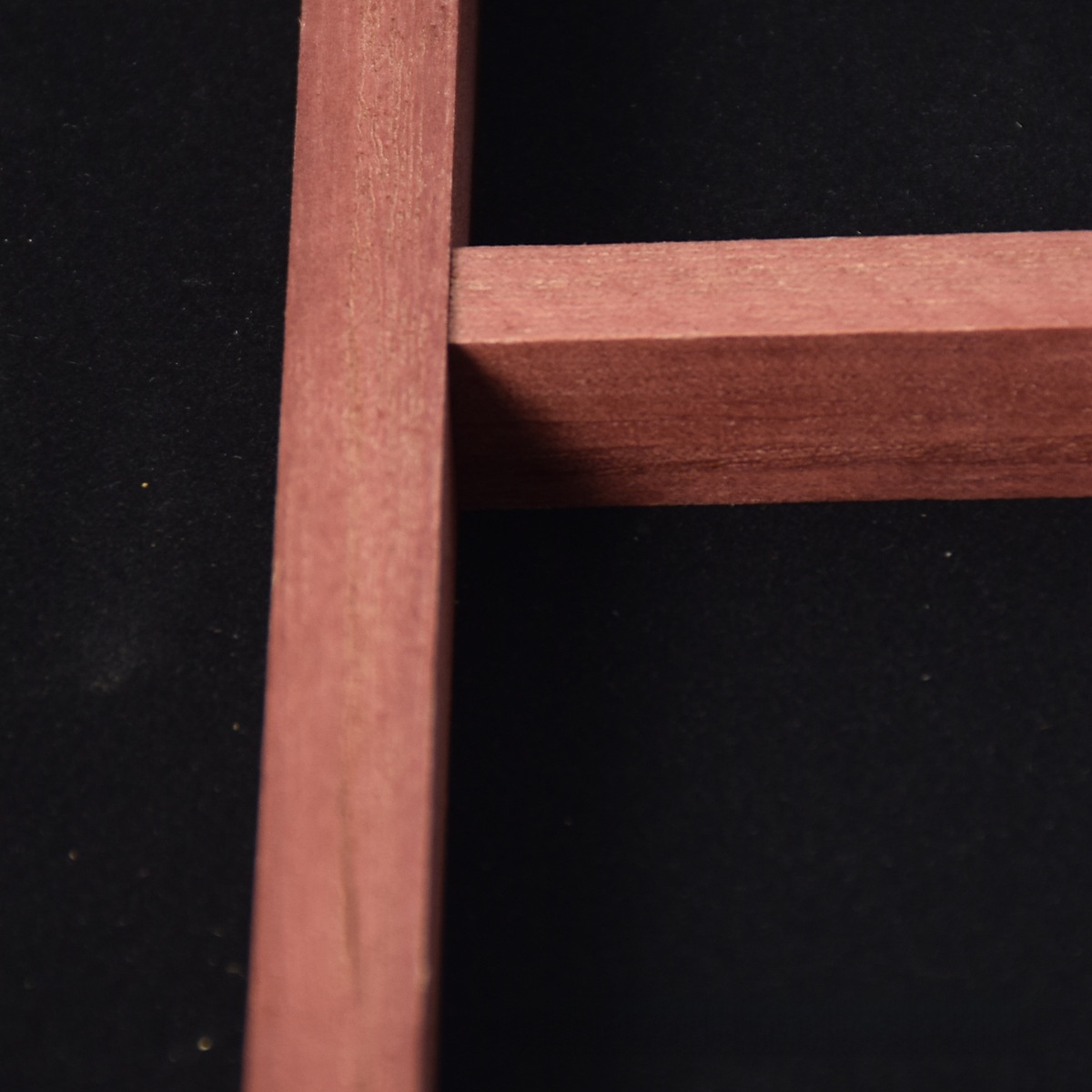 Solid wood desktop storage tray
