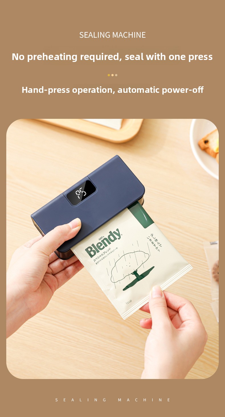 Mini rechargeable heat sealer