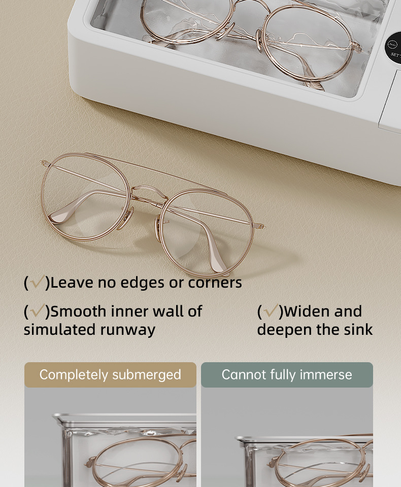 Ultrasonic Eyeglass Cleaner