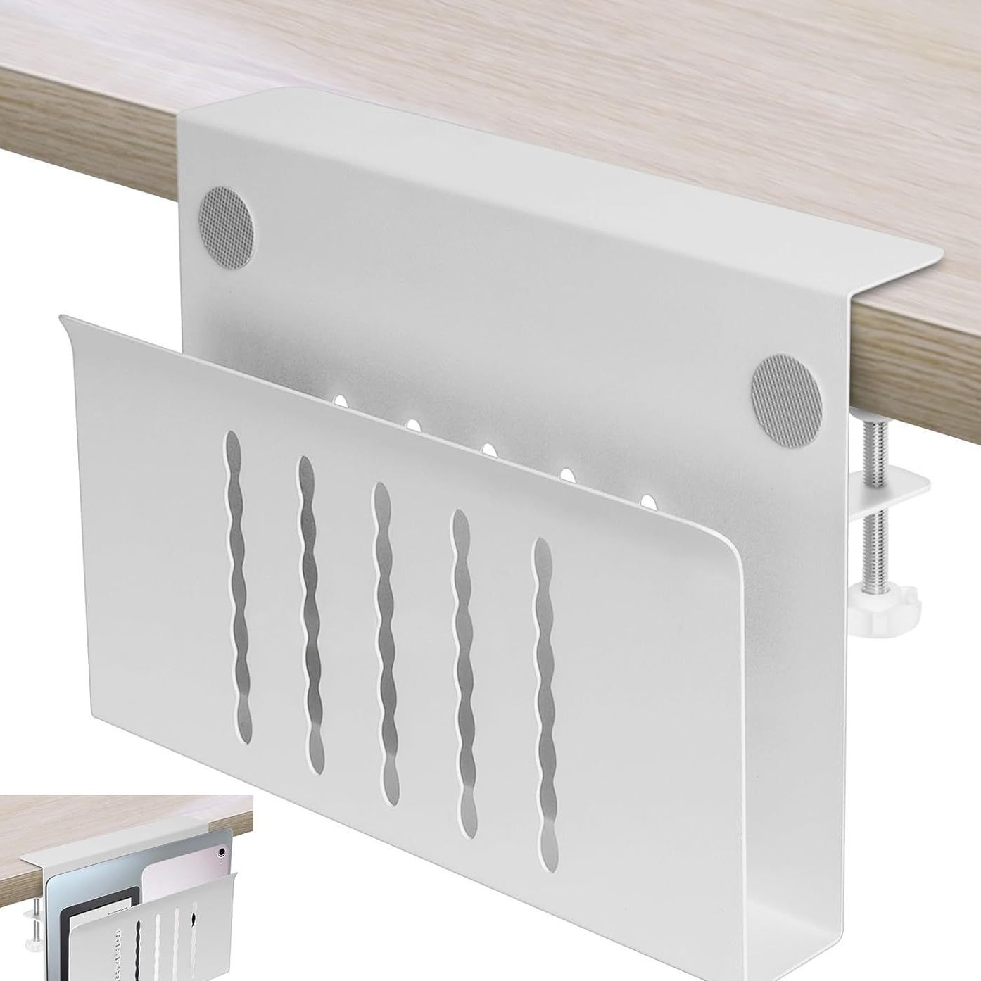 Multifunctional vertical notebook stand