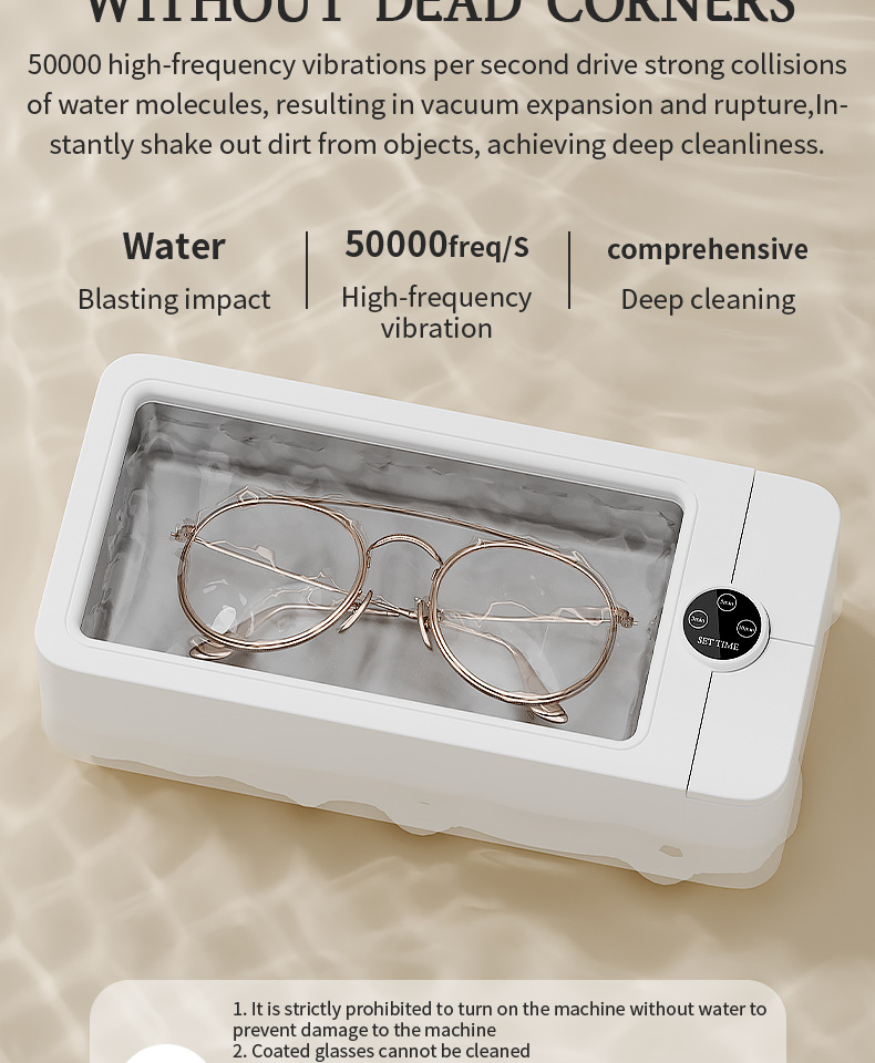 Ultrasonic Eyeglass Cleaner