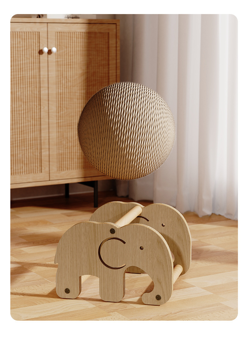 Pelota rascadora de sisal para gatos: imagen adicional