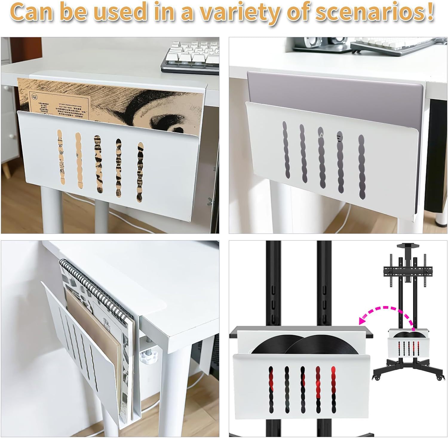 Multifunctional vertical notebook stand