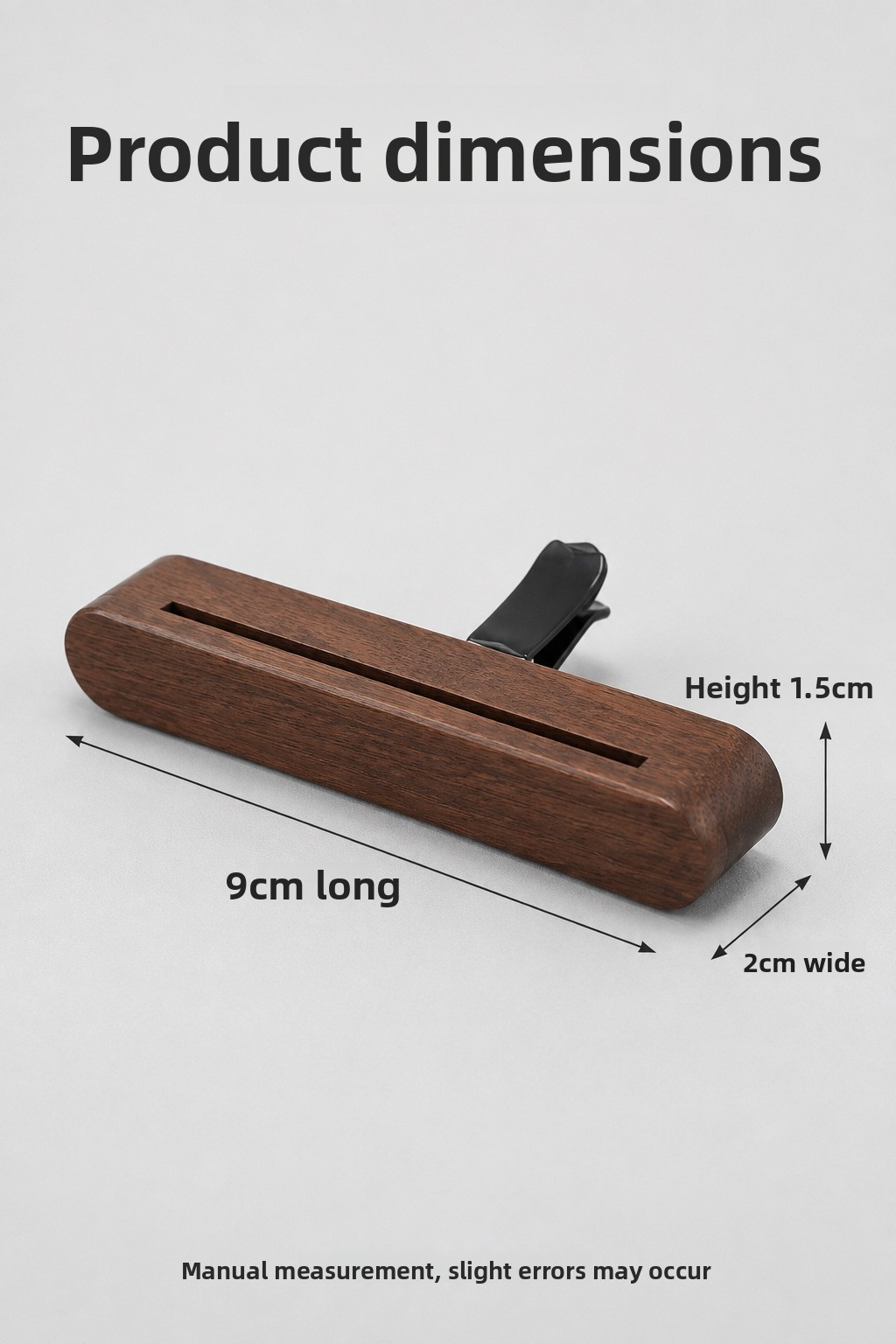 Walnut Oval Magnetic Aroma Diffuser