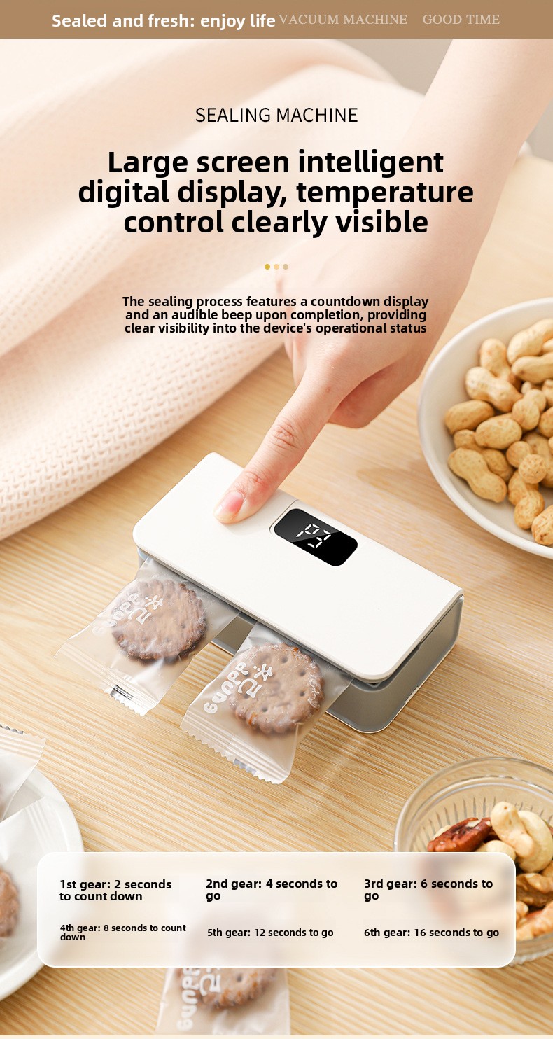 Mini rechargeable heat sealer
