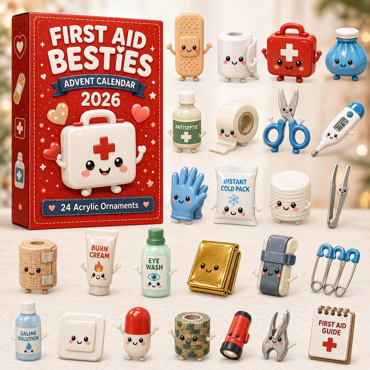 Career Series Acrylic Advent Calendar Blind Box Christmas Countdown Decoration DIY Early Education Toy