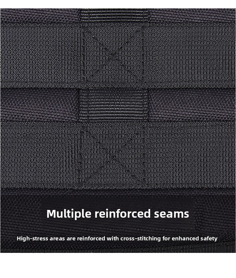 Water-Resistant Oxford Dog Tactical Vest Reflective Adjustable Chest Strap for Medium and Large Dogs
