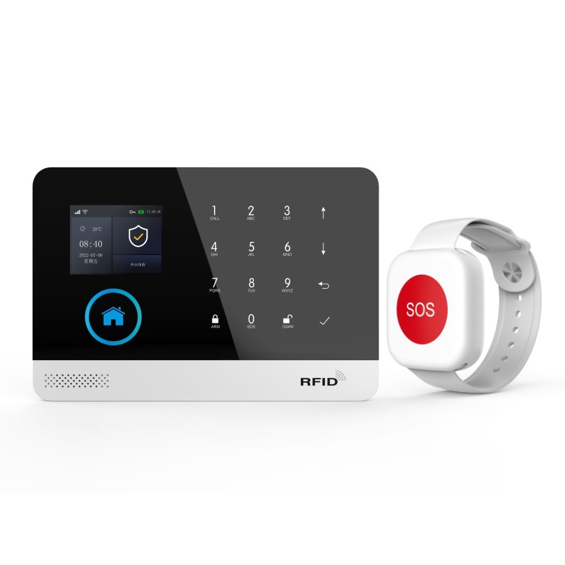 Wireless 433MHz Watch-Style Emergency SOS Alert Help Button Bracelet for Elderly Care