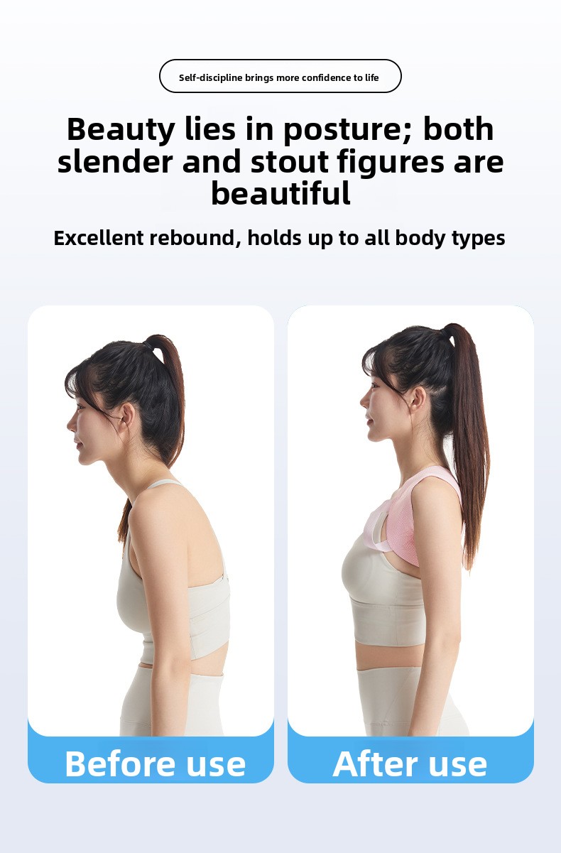 Unisex Heavy-Duty Sports Equipment Unisex Back Brace Posture Corrector Support Belt Men Women