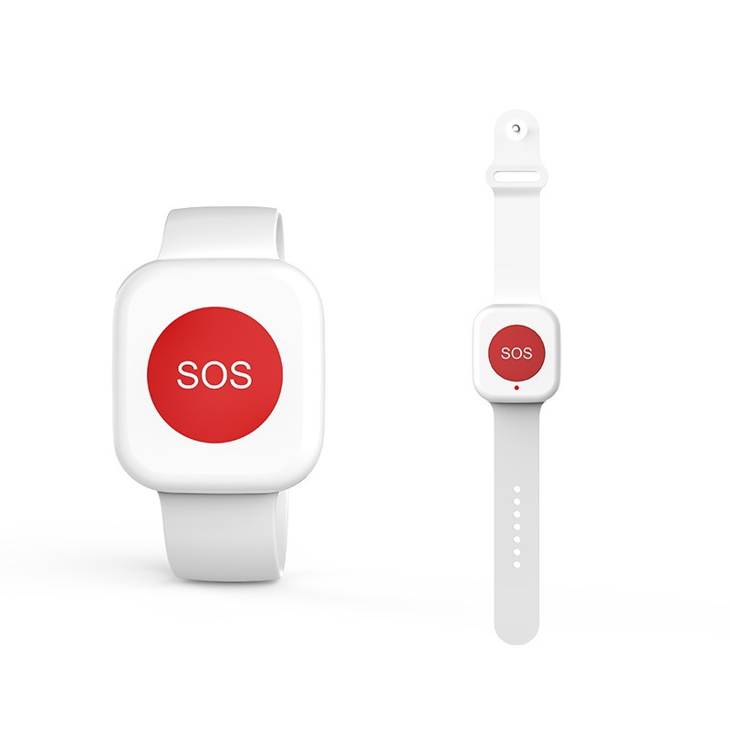 Wireless 433MHz Watch-Style Emergency SOS Alert Help Button Bracelet for Elderly Care