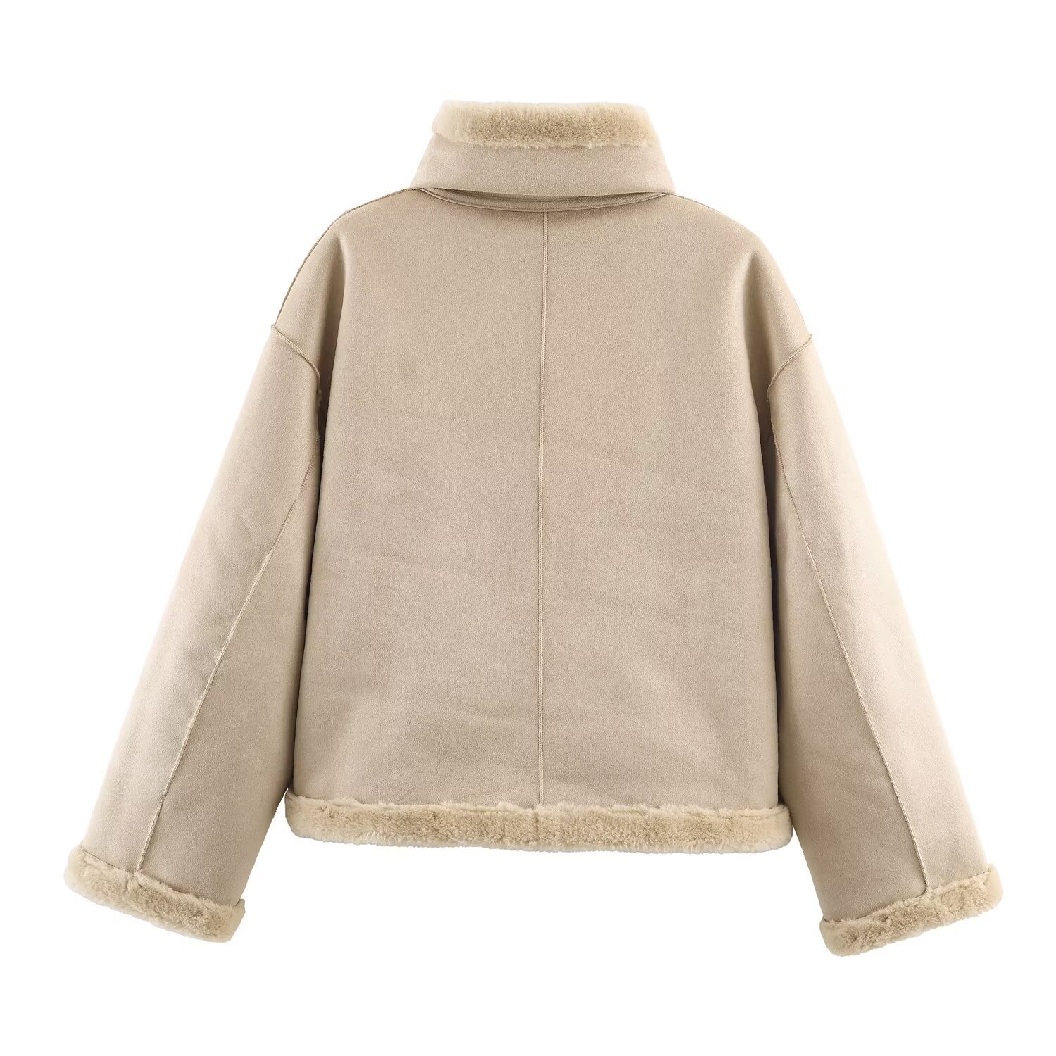 Cross-Border European and American Clothing Aliexpress Popular Reversible Reversible Jacket