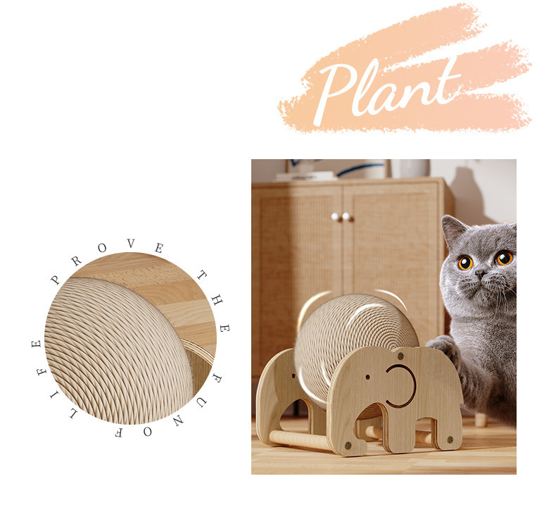 Pelota rascadora de sisal para gatos: imagen adicional