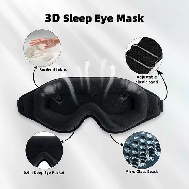 3D Gravity Eye Mask Filled