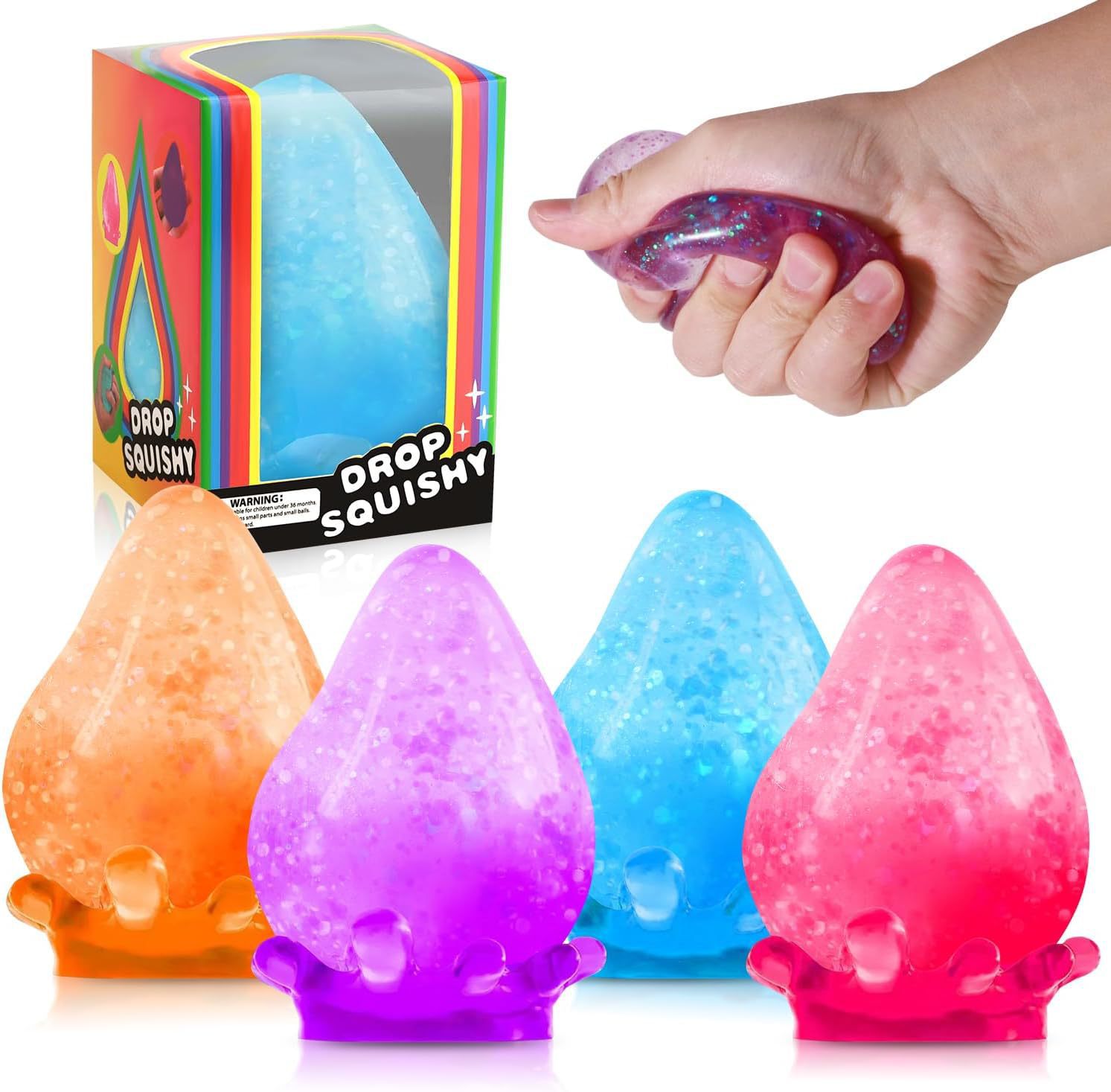 Water Drop Maltose Squishy Stress Relief Toy