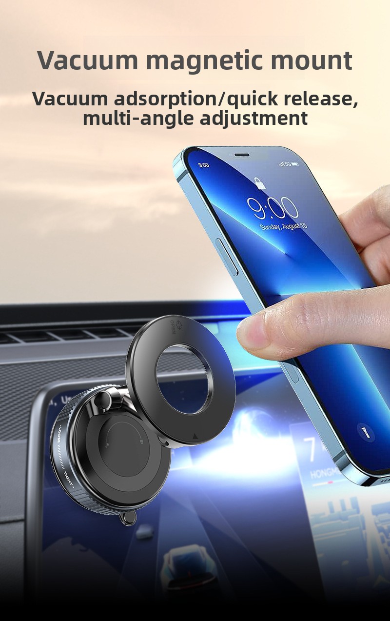 Car Phone Mount Vacuum Suction Cup Dashboard