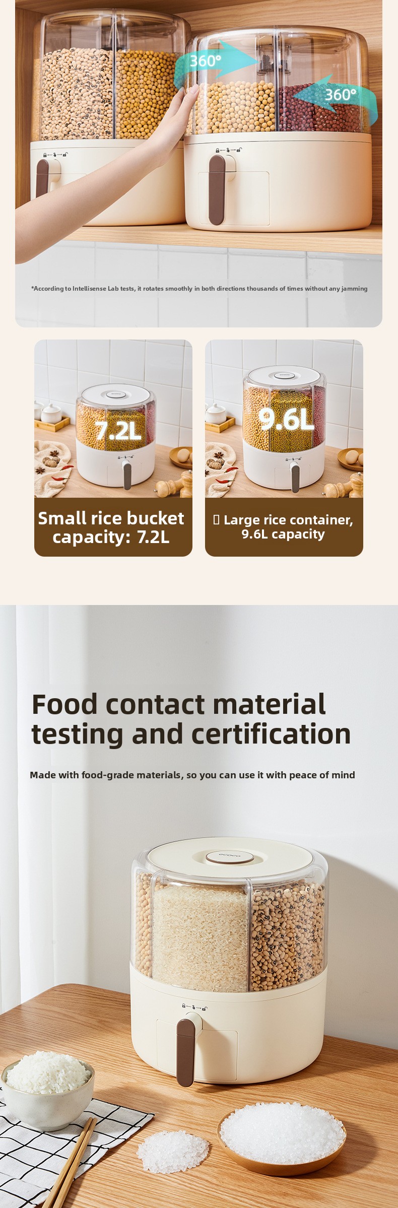 Grain storage box
