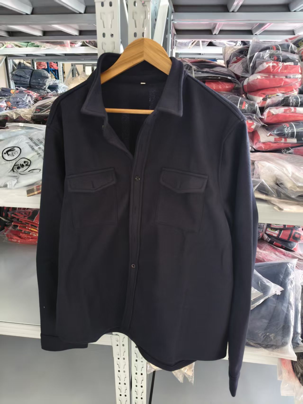 Men's Casual Long Sleeve Slim Fit Cotton Shirt