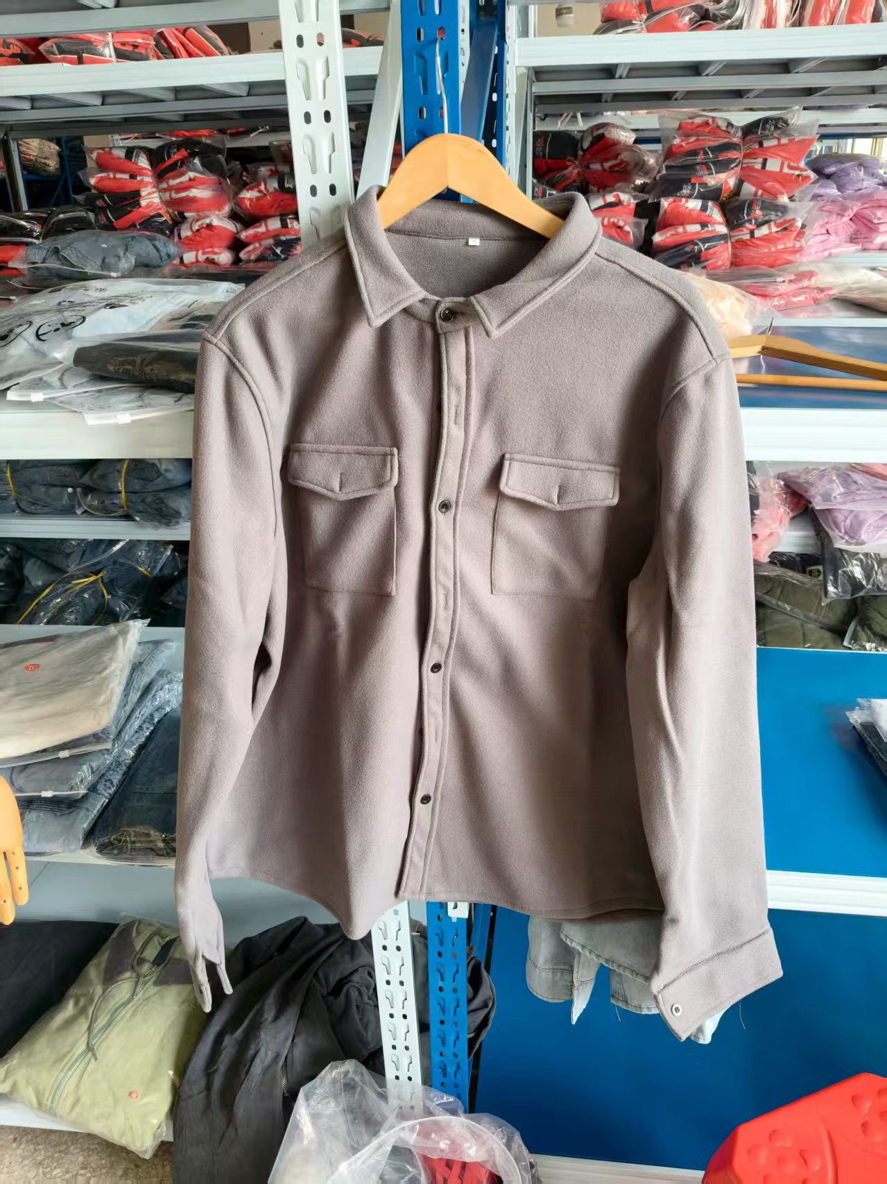 Men's Casual Long Sleeve Slim Fit Cotton Shirt