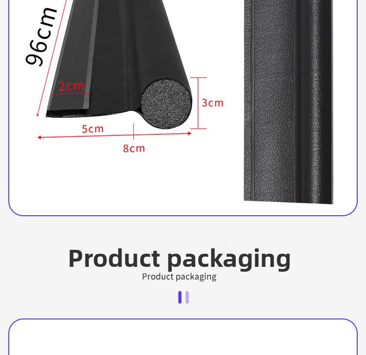 Single-Side Self-Adhesive Weather Stripping Door Seal Strip