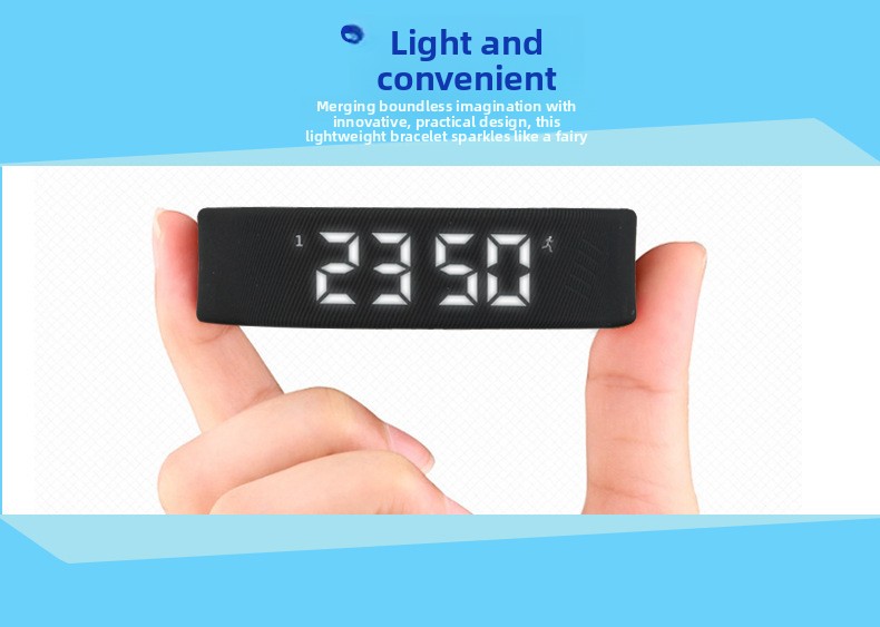 T5C FD68S Round Screen Smart Bracelet With Music Weather and Step Counter