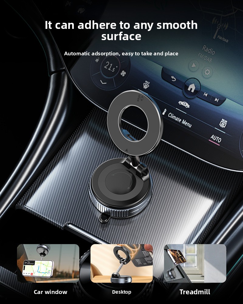 Car Phone Mount Vacuum Suction Cup Dashboard