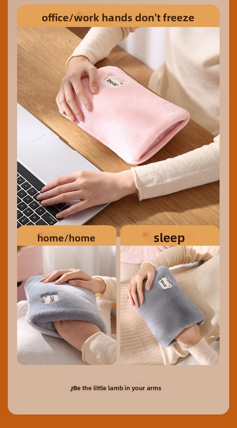 Rechargeable Plush Hot Water Bottle