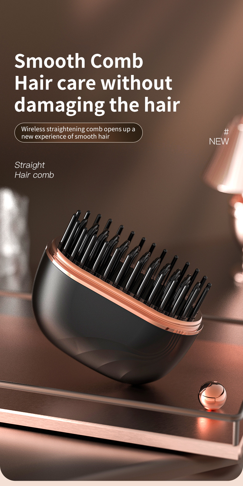 Wireless 2-in-1 Hair Straightener