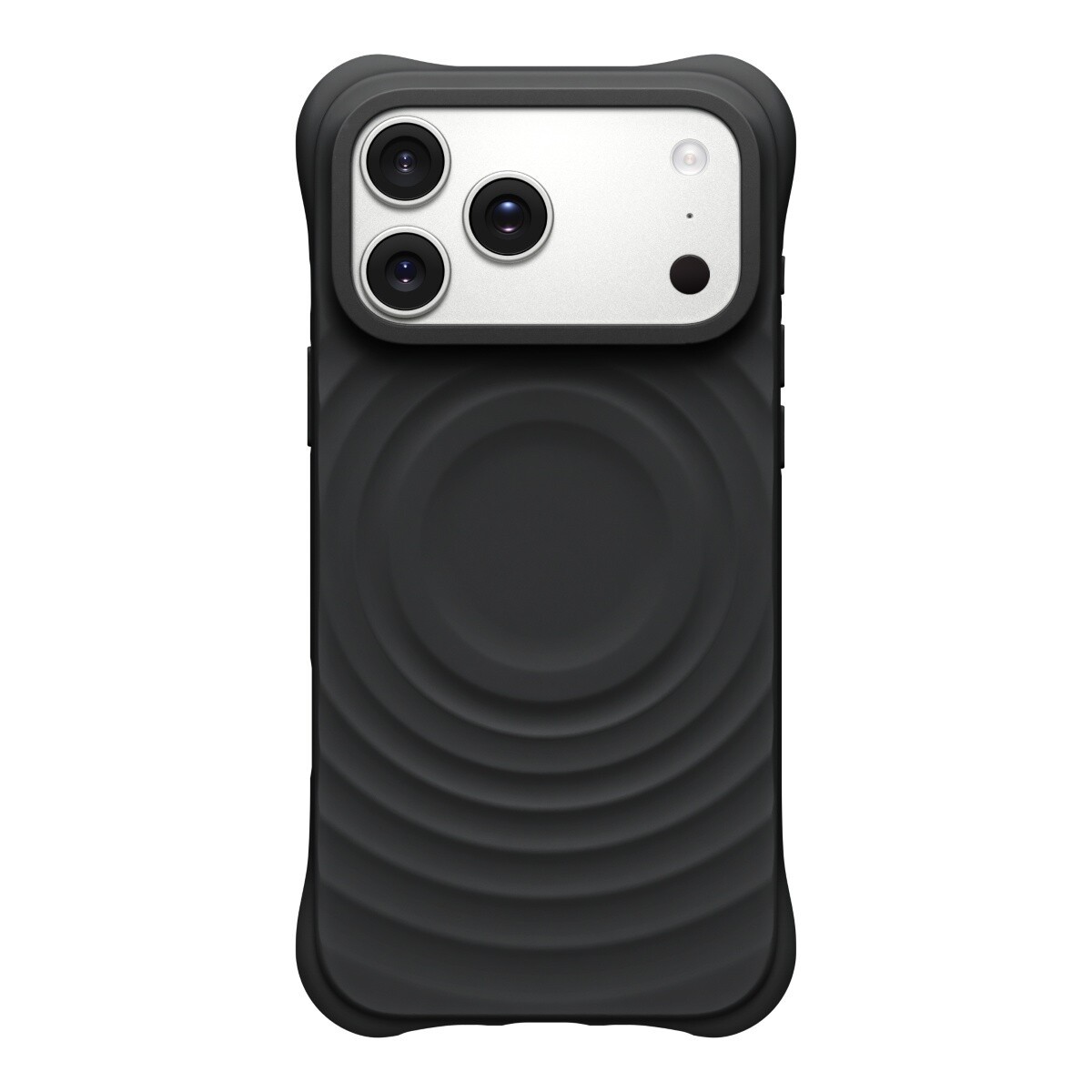 Magnetic Liquid Silicone Wave Pattern Phone Case