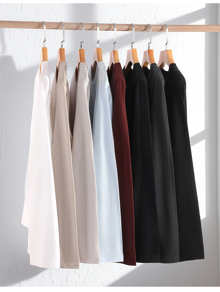 Men's cotton long-sleeved T-shirt