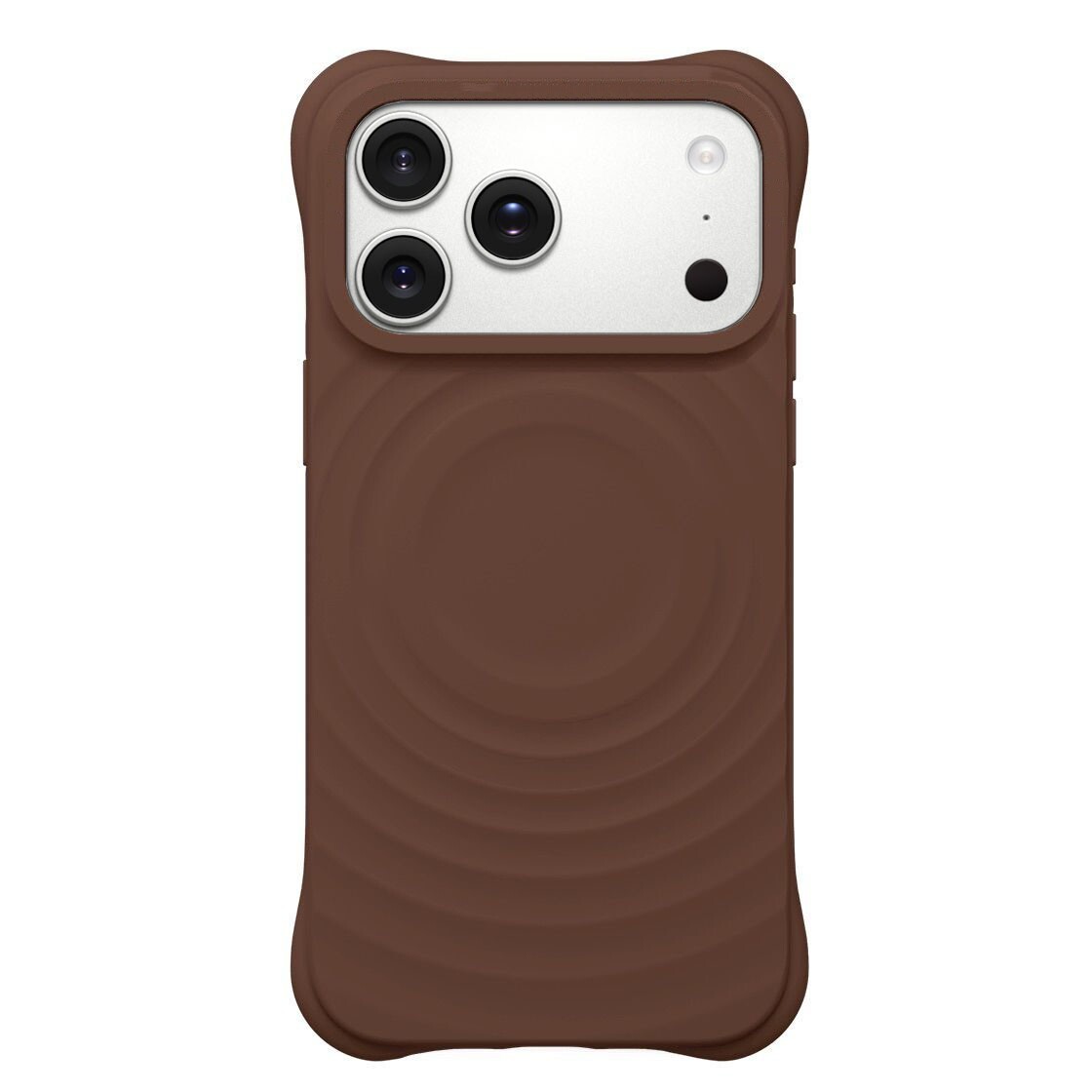 Magnetic Liquid Silicone Wave Pattern Phone Case
