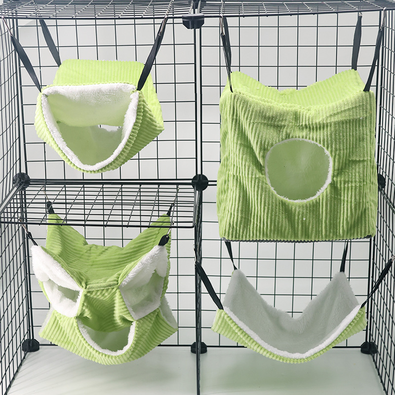 4-Piece Pet Cage Hammock Set