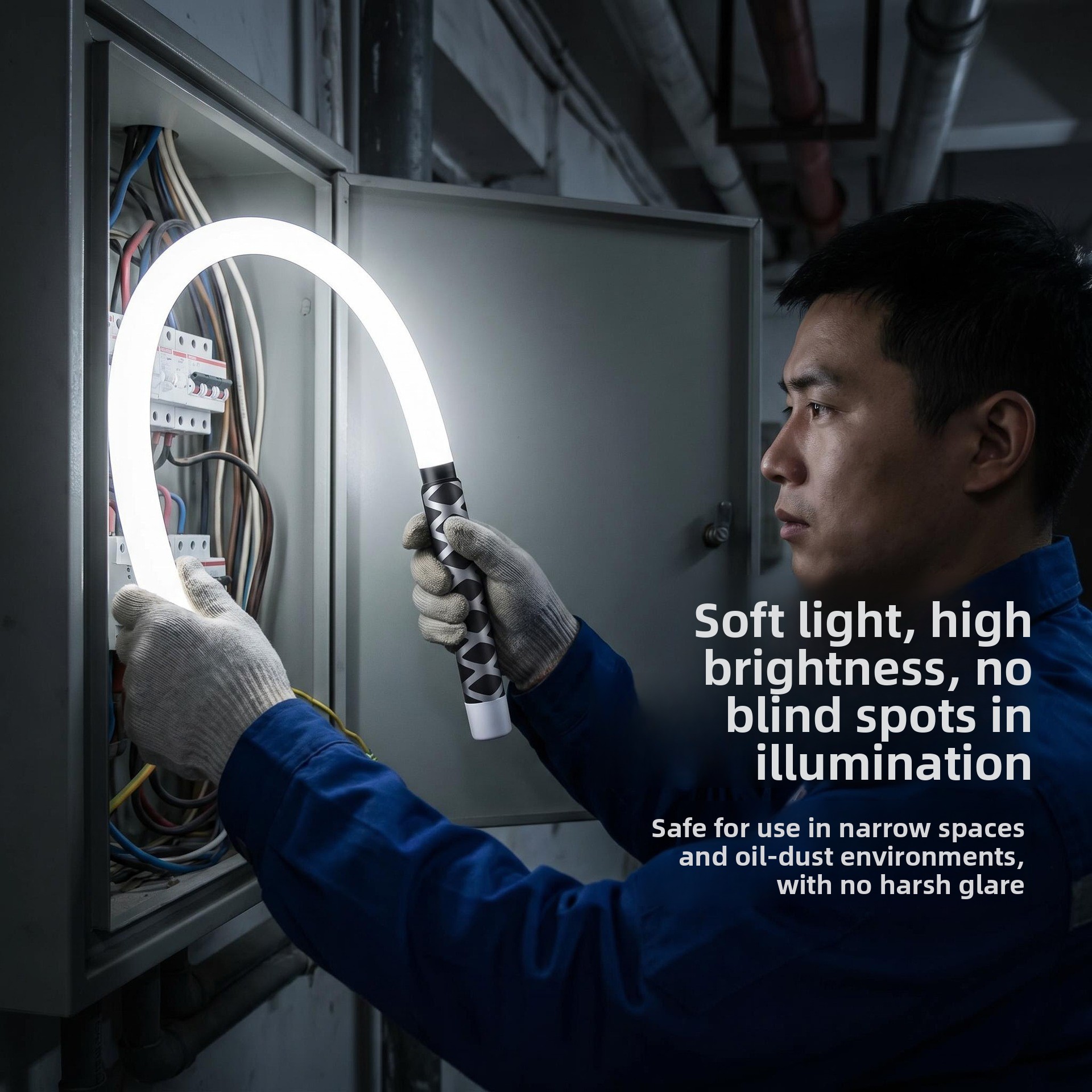 Bendable LED Work Light 800LM USB Rechargeable