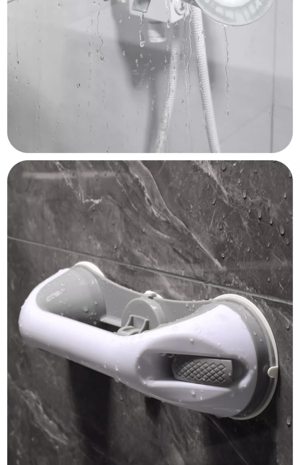 Strong Suction Cup Bathroom Safety Handle Anti-Slip Elderly Grab Bar