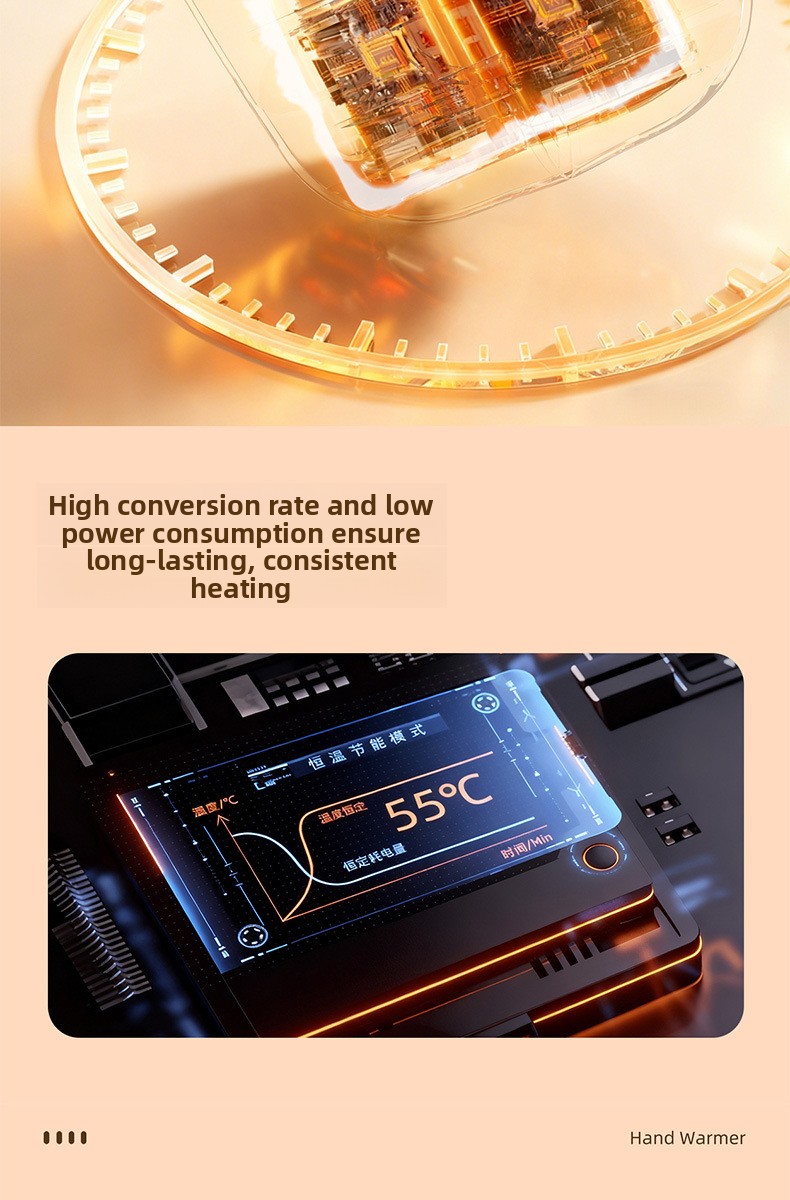 Rechargeable Split Magnetic Hand Warmer