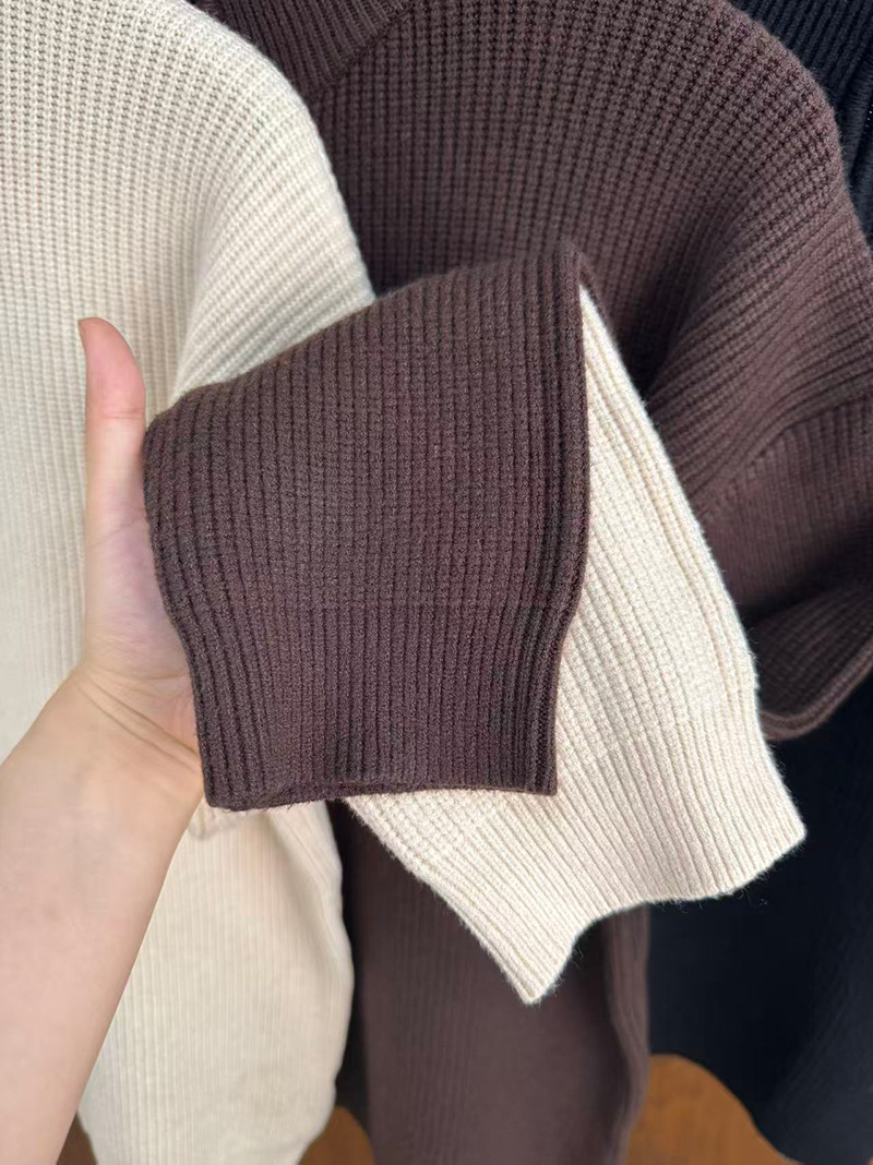 Men's Half-Zip Stand Collar Knit Pullover