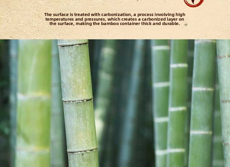 Natural Carbonized Bamboo Cupping Therapy Jar