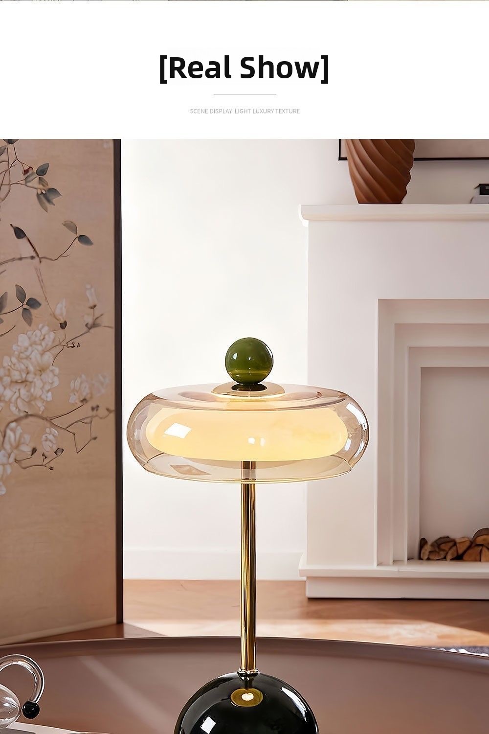 Nordic style mushroom-shaped table lamp