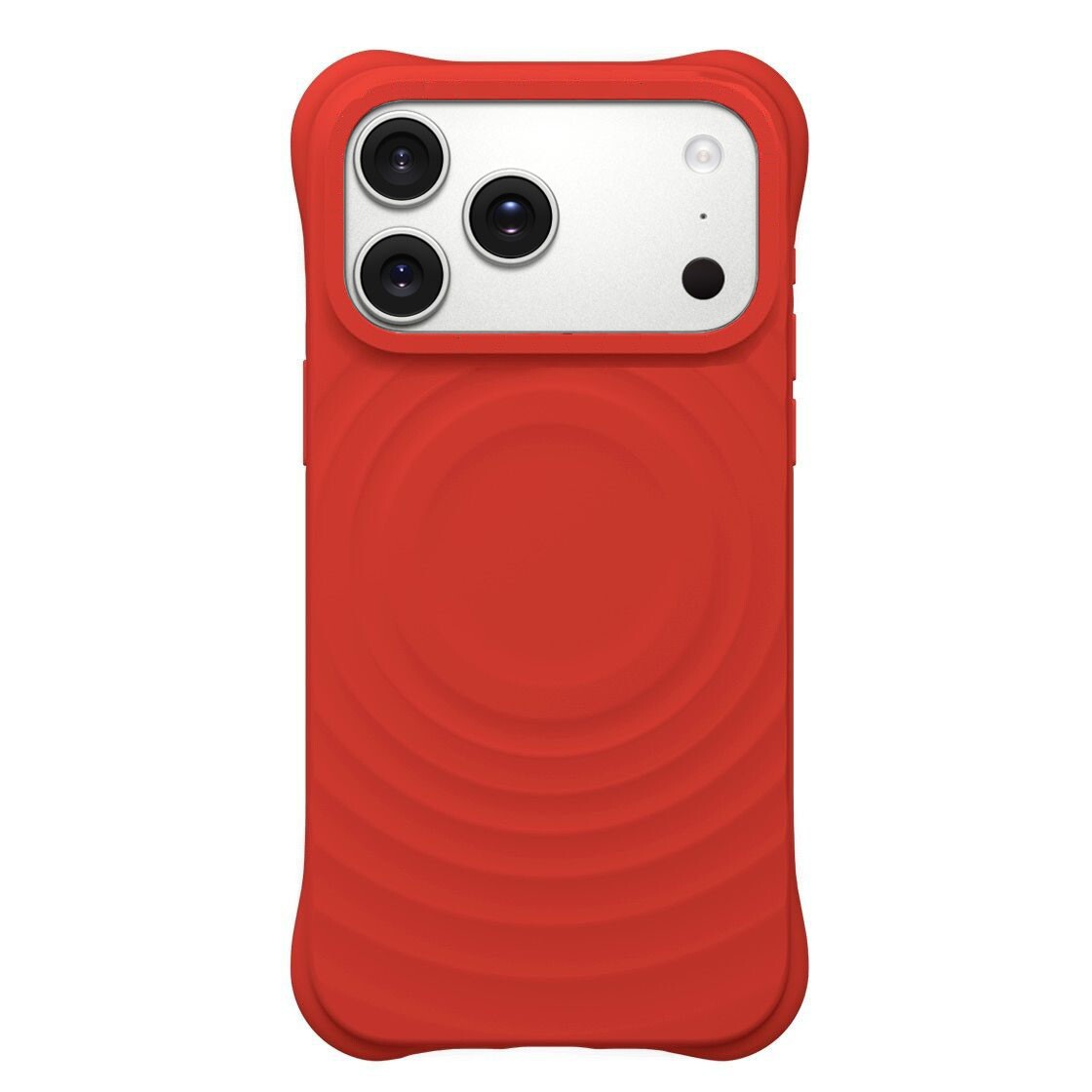 Magnetic Liquid Silicone Wave Pattern Phone Case